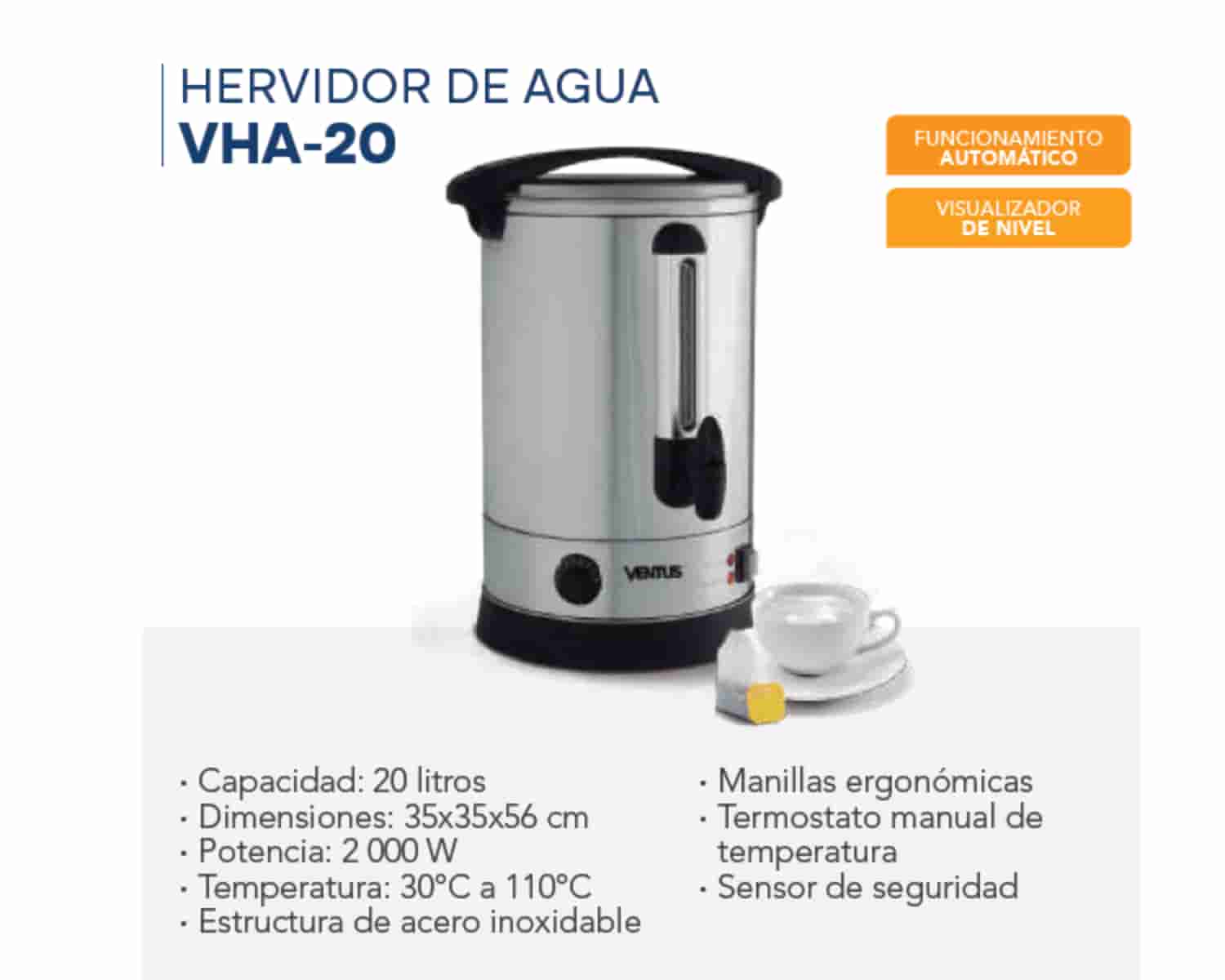 HERVIDOR DE AGUA - VHA - 20