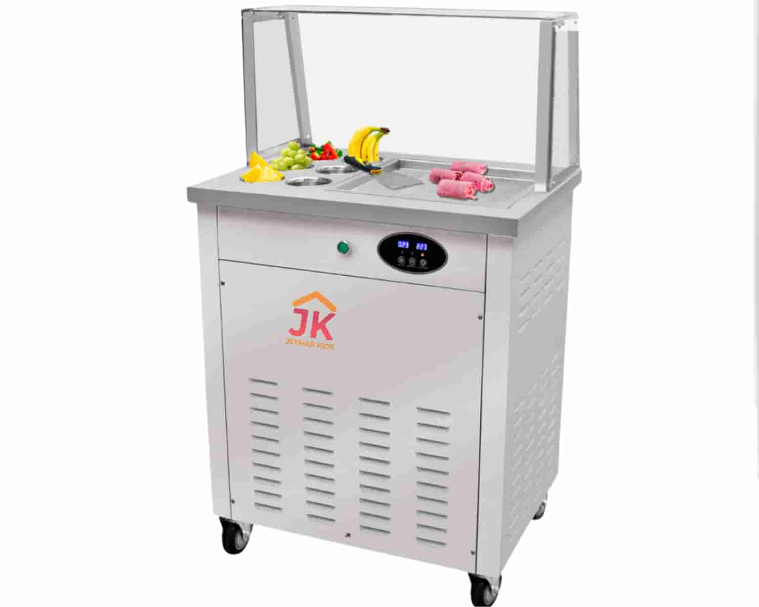 MAQUINA DE HELADO FRITO DKF - 1C DE 1 PLANCHA 36X36CM