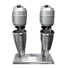 MÁQUINA PARA BATIDOS CON 2 VASOS DE ACERO INOX