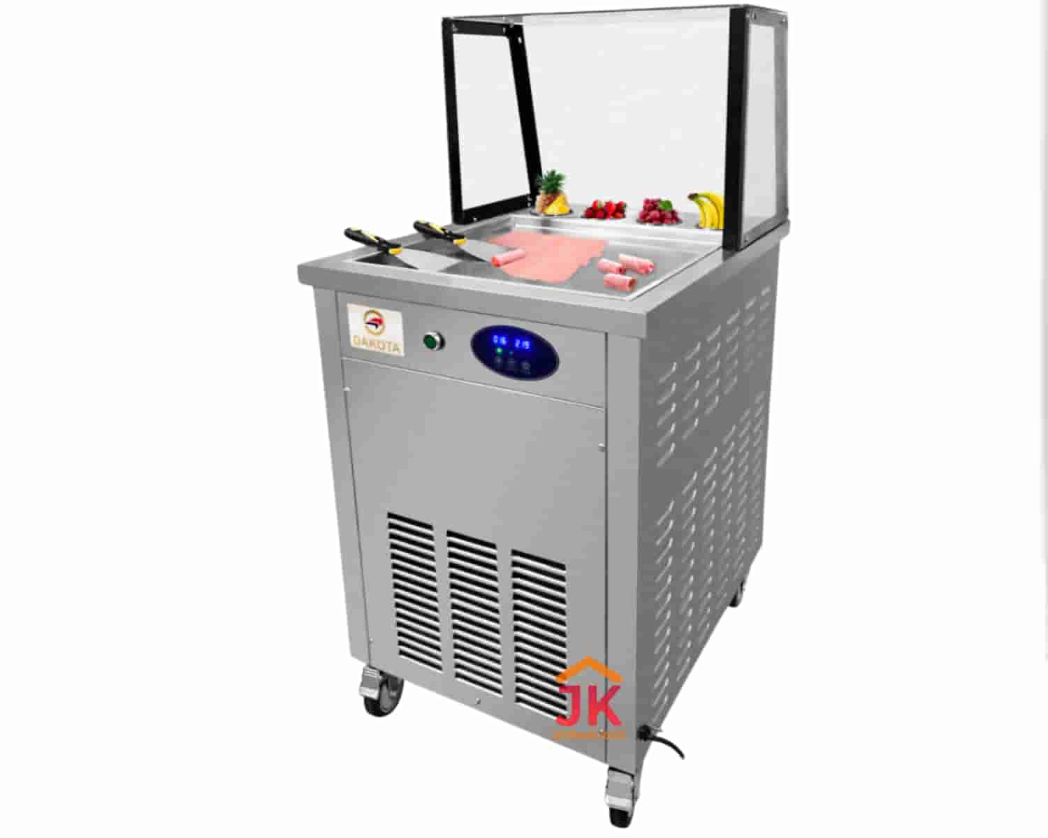 Máquina de helado frito DKF - 1G - 1 PLANCHA 50X50 CM