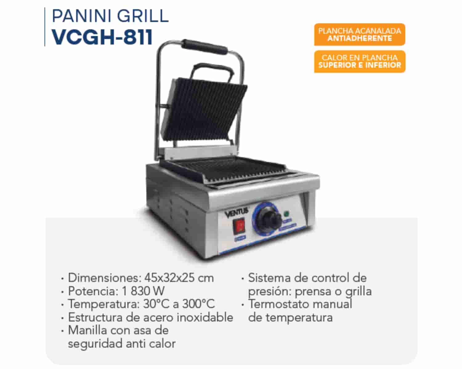 PANINI GRILL - VCGH - 811