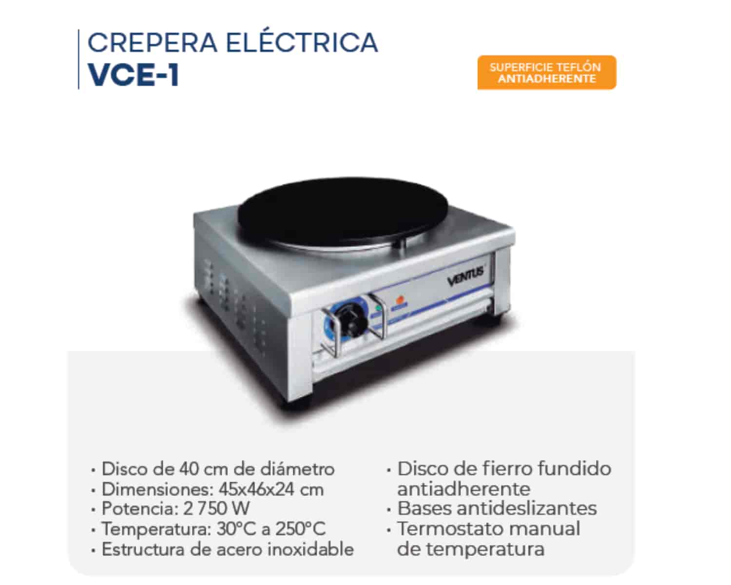 CREPERA ELÉCTRICA - VCE - 1