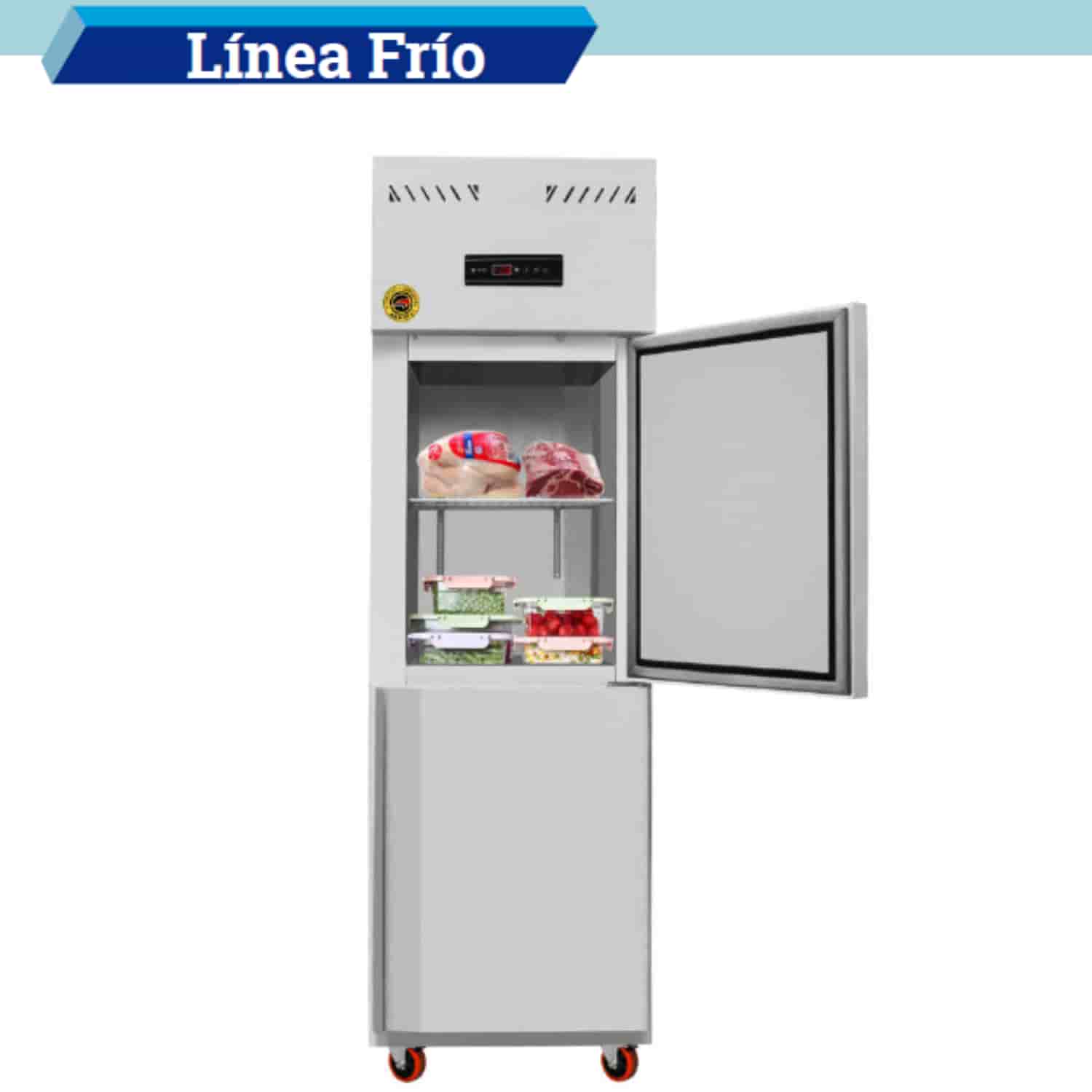 Congeladora industrial 2 PUERTAS 500 LITROS - DKC - 12