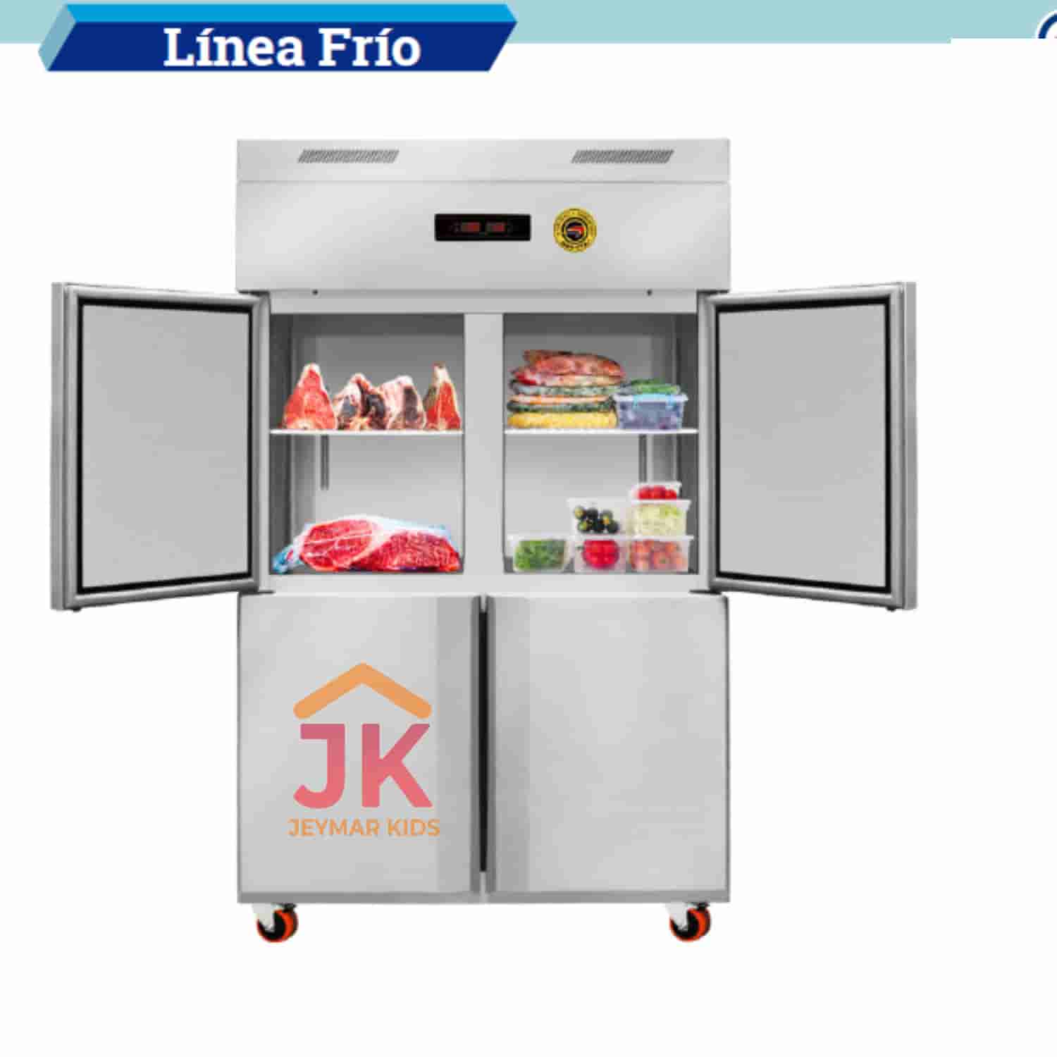 Congeladora industrial mixta de 4 puertas 1000lt. DKC - 14